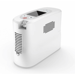 Concentrador de oxígeno portátil con flujo a demanda...