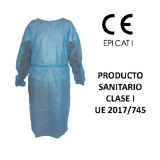 Bata quirúrgica impermeable TNT desechable (100uds)