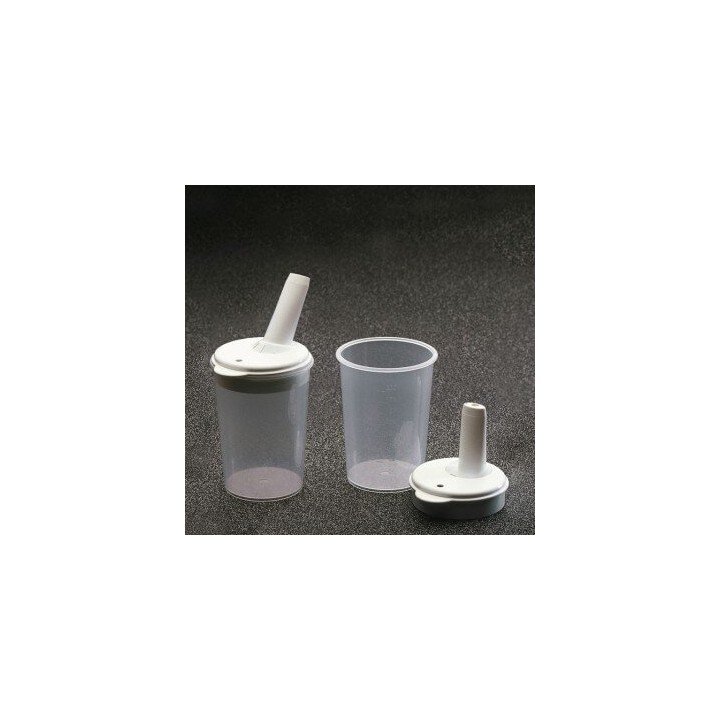 Vaso alimentación con tetina regulable