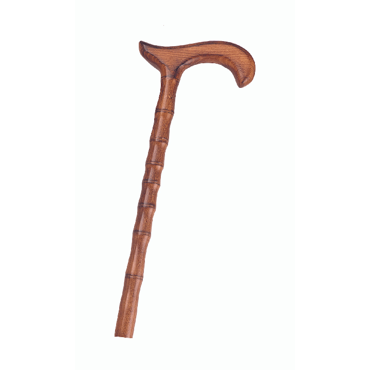 Bastón de haya empuñadura en forma de T con efecto Bambú