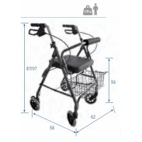 Andador de aluminio plegable R4 - Obea Chair