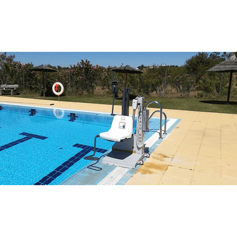 Elevador para Piscina con batería Fijo Desmontable 600 - 5279 € Elevador para Piscina con batería Fijo Desmontable 600 - Metalu Grúas para piscinas