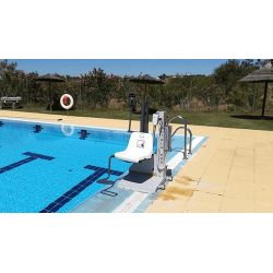 Elevador para Piscina con batería Fijo Desmontable 600