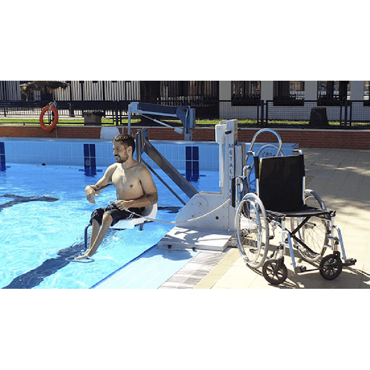 Elevador para Piscina con batería Fijo Desmontable  600