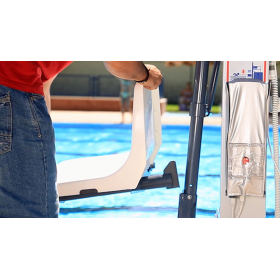 Elevador para Piscina con batería Fijo Desmontable 600 - Metalu Grúas para piscinas