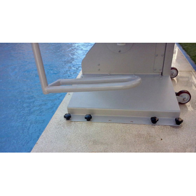 Elevador para Piscina con batería Fijo Desmontable 600 - Metalu Grúas para piscinas