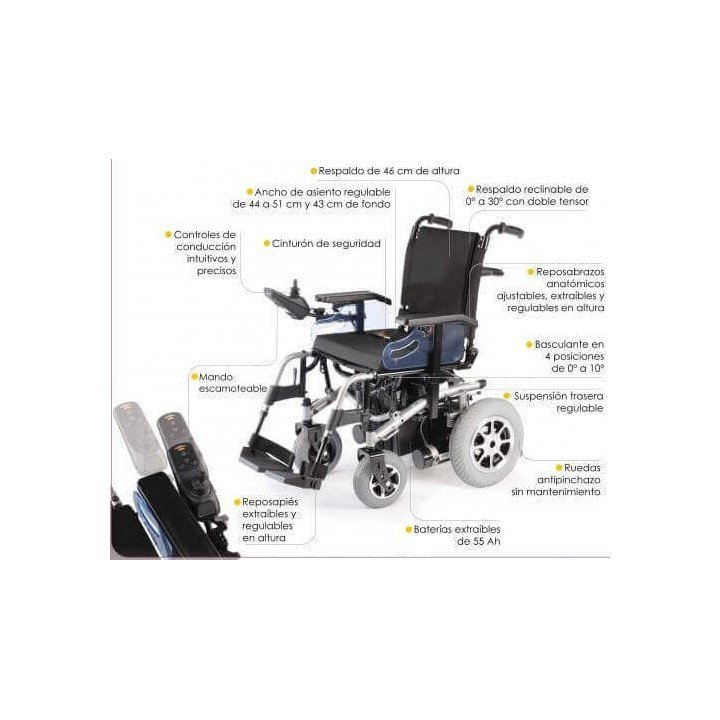 Silla de ruedas eléctrica R220