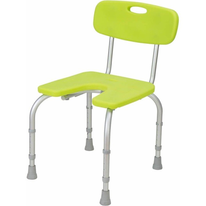 Banco de ducha con respaldo DANUBIO