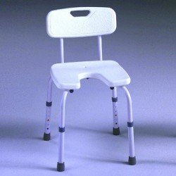 Silla de ducha 'Samba' asiento en U