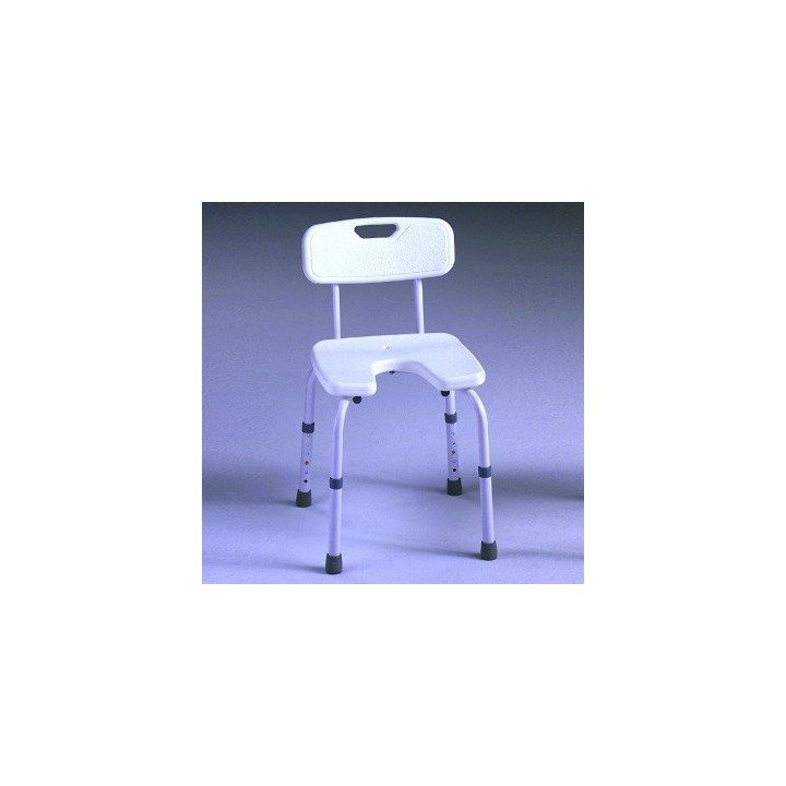 Silla de ducha samba con asiento en u
