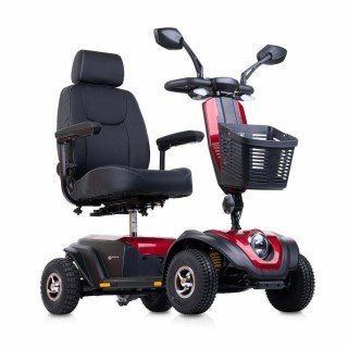 Scooter grande con amortiguación Ébano | Envío gratis