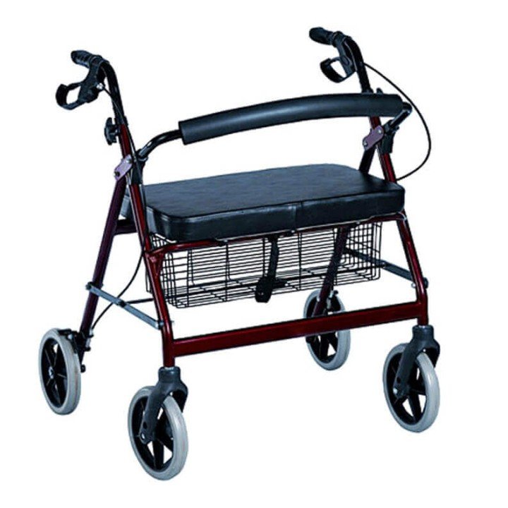 Andador rollator "MAXI-CARGA" Bariátrico