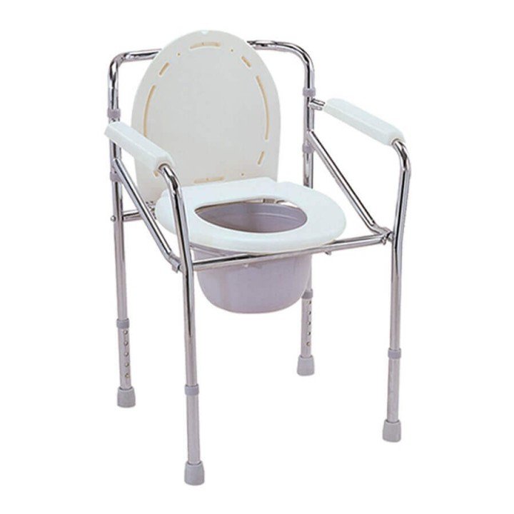 Silla wc plegable regulable en altura