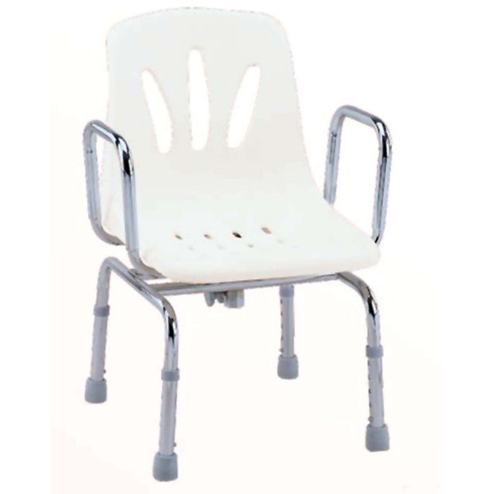 Silla giratoria de ducha inoxidable