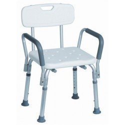 Silla de ducha con reposabrazos