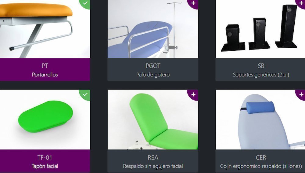 accesorios de la camilla CE-0140-ABR