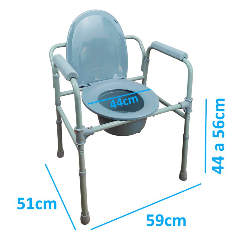 Silla inodoro plegable