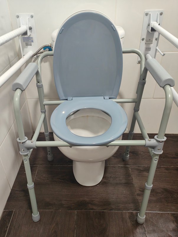 Silla inodoro plegable