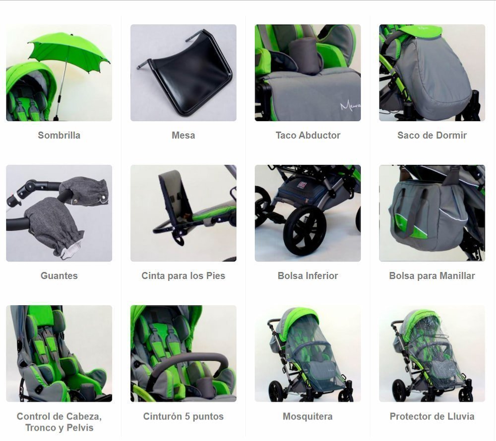 Accesorios silla infantil mewa