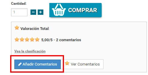 Comentario tienda online