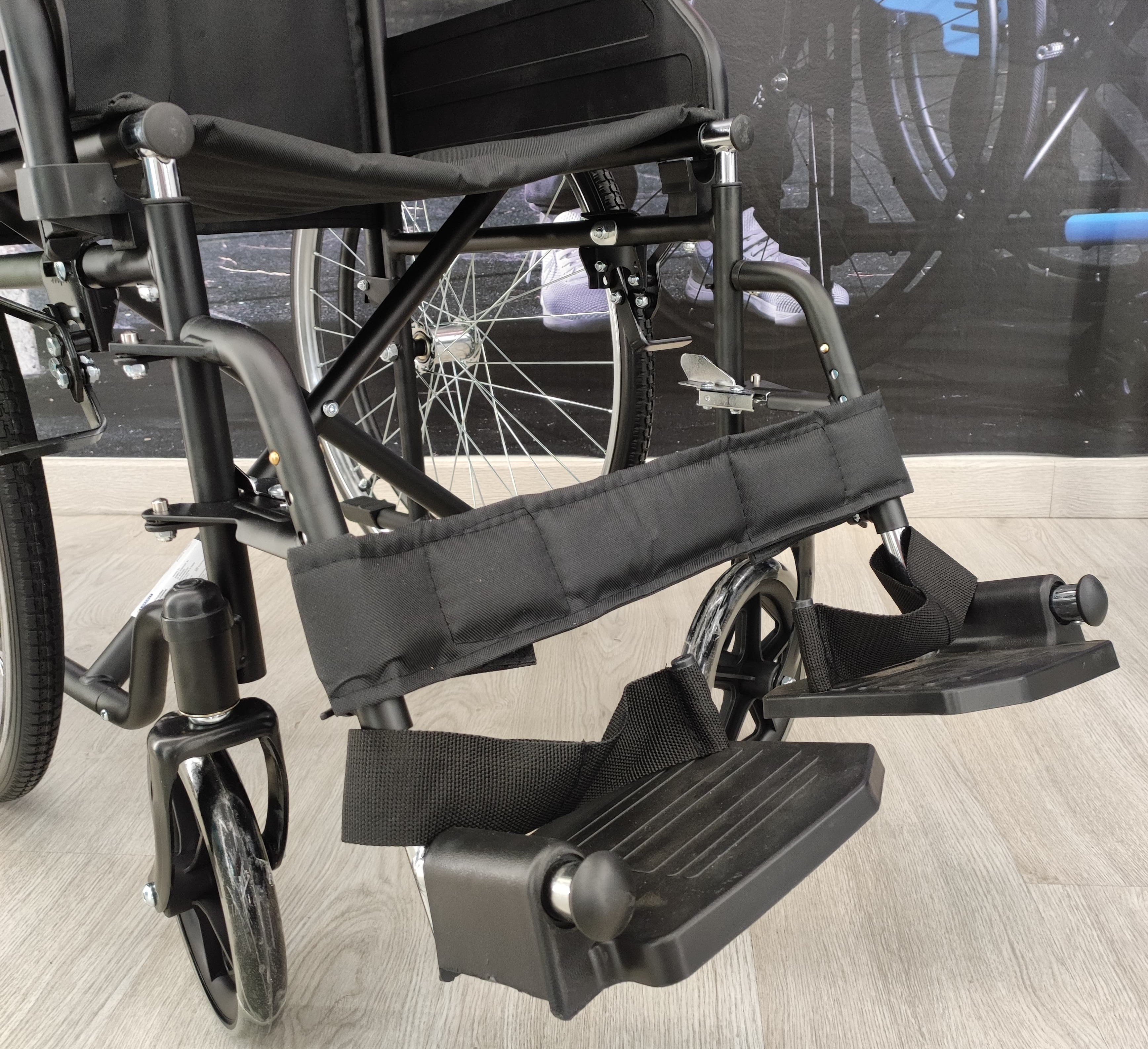 Reposapies silla manual plegable
