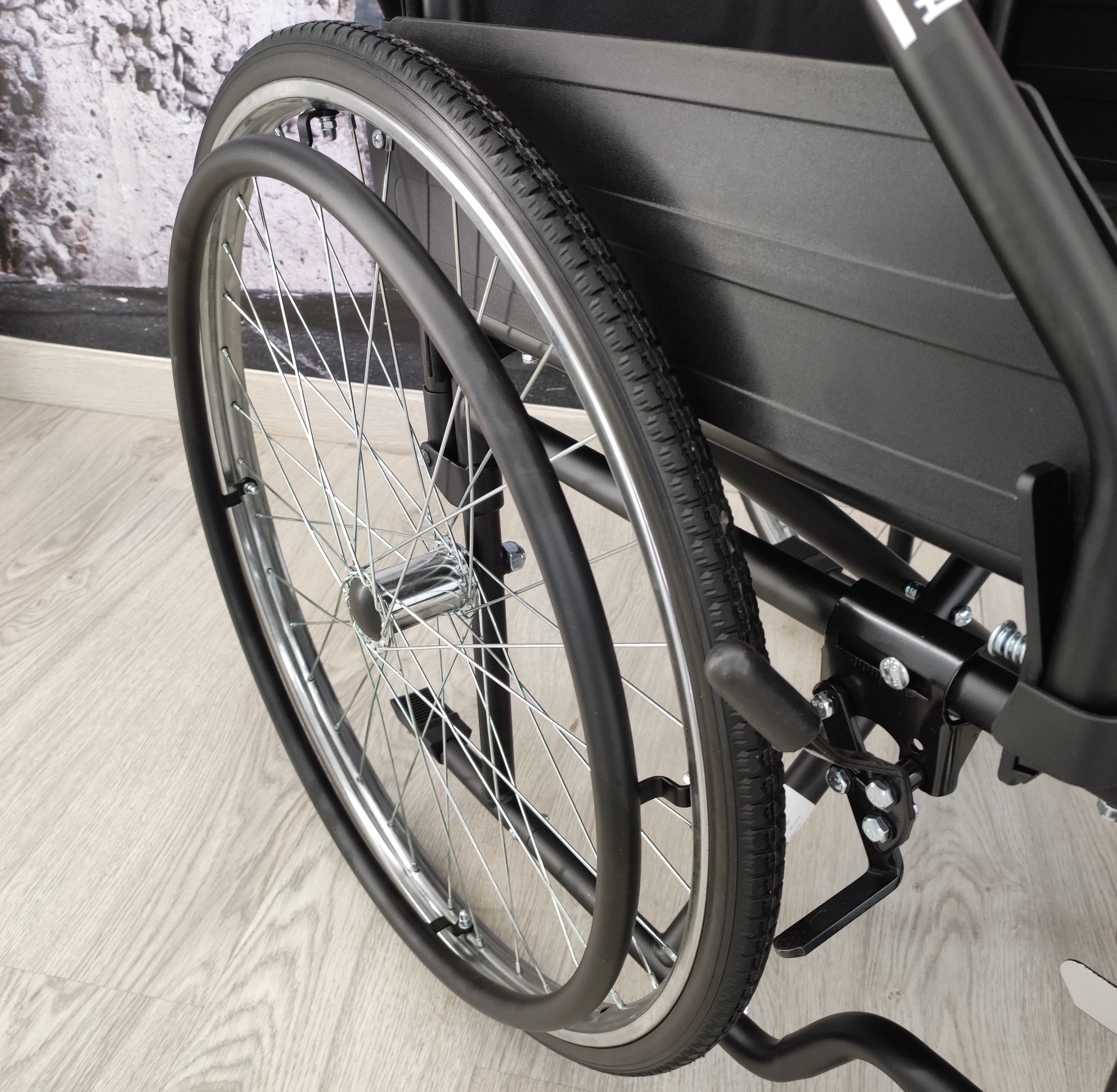 Ruedas silla manual plegable
