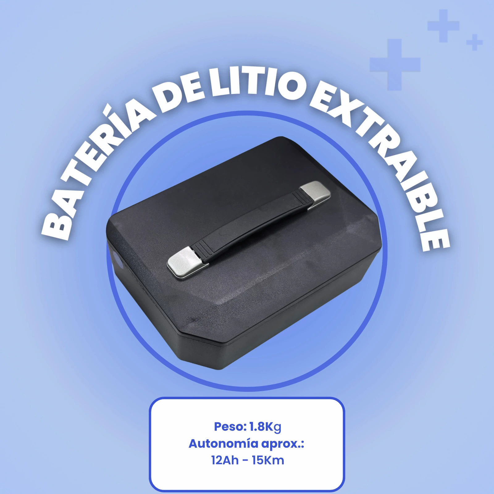 Batería extraible scooter Modena Lite