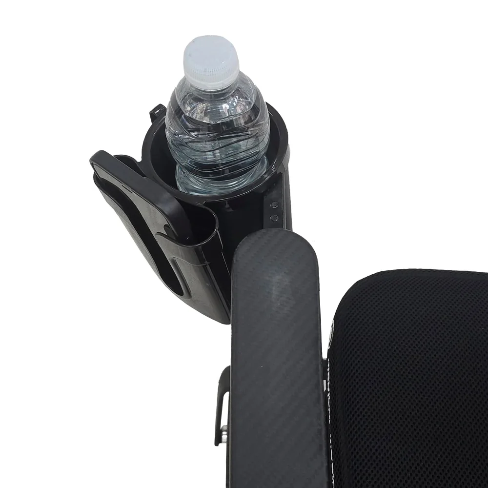 Porta botella y porta movil silla eléctrica florida carbon