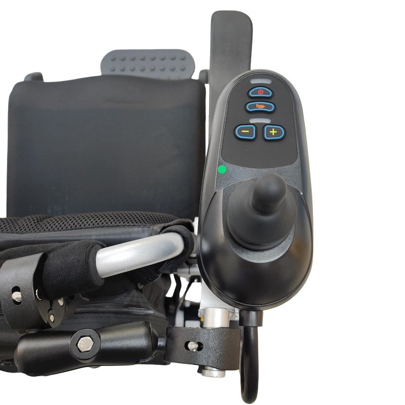 Soporte de joystick para acompañante silla eléctrica