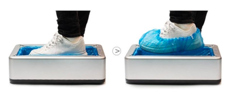 Dispensador automático de cubre zapatos